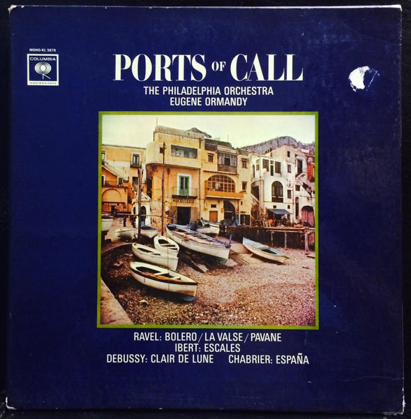 EUGENE ORMANDY ports of call LP VG+ KL 5878  Mono USA CBS 2 Eye Box w/Book - Shuga Records