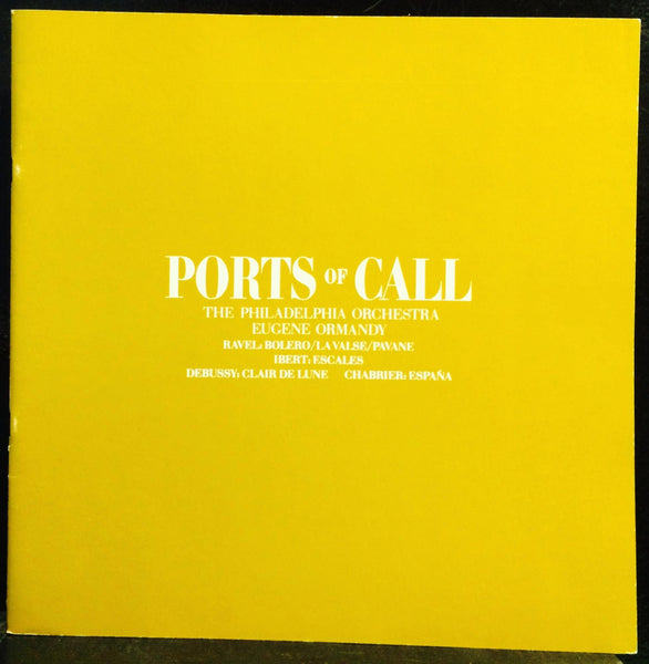EUGENE ORMANDY ports of call LP VG+ KL 5878  Mono USA CBS 2 Eye Box w/Book - Shuga Records