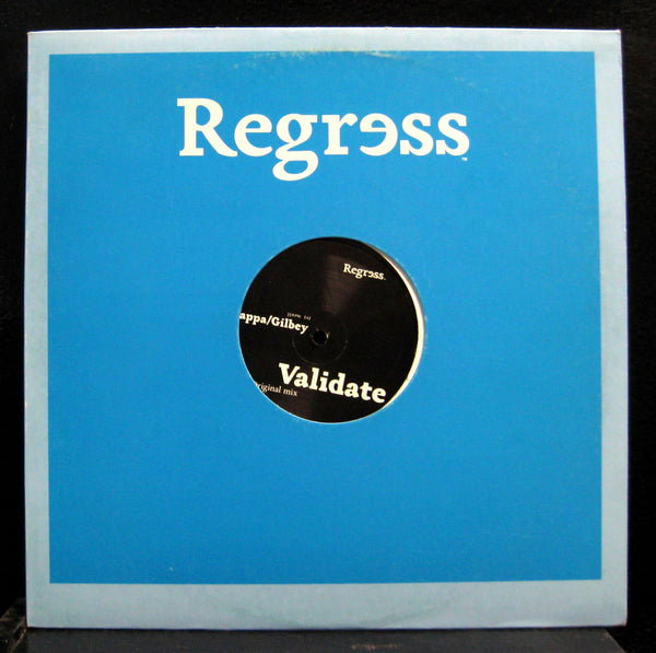 Pappa / Gilbey - Validate 12" VG+ RSS2 Progressive House Vinyl 2001 Record - Shuga Records