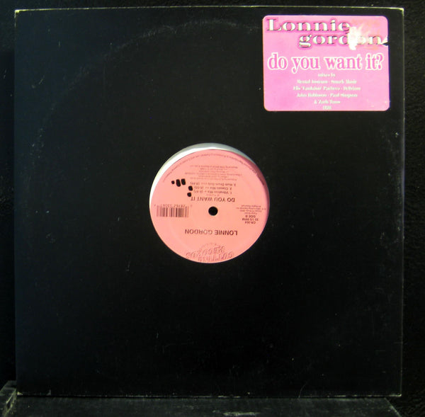 Lonnie Gordon - Do You Want It 12" VG+ CR-304 House Vinyl 1994 Record - Shuga Records