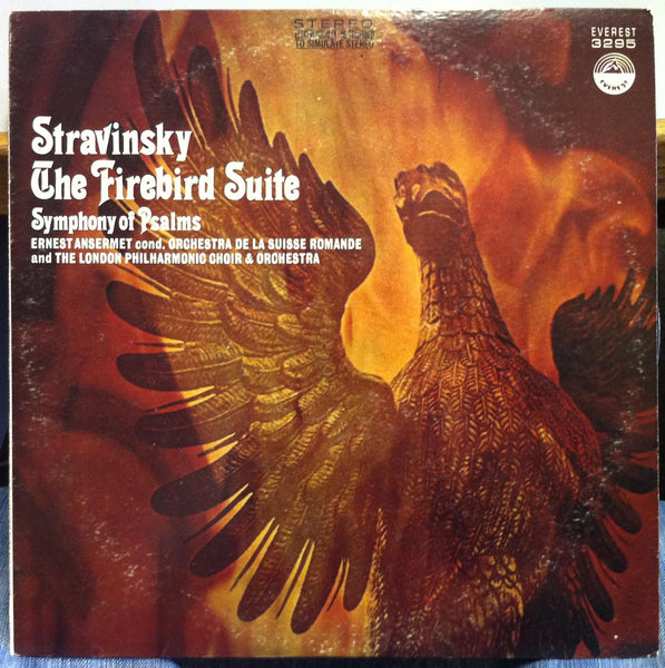 ERNEST ANSERMET stravinsky firebird LP VG+ SDBR 3295 Everest Stereo Record - Shuga Records