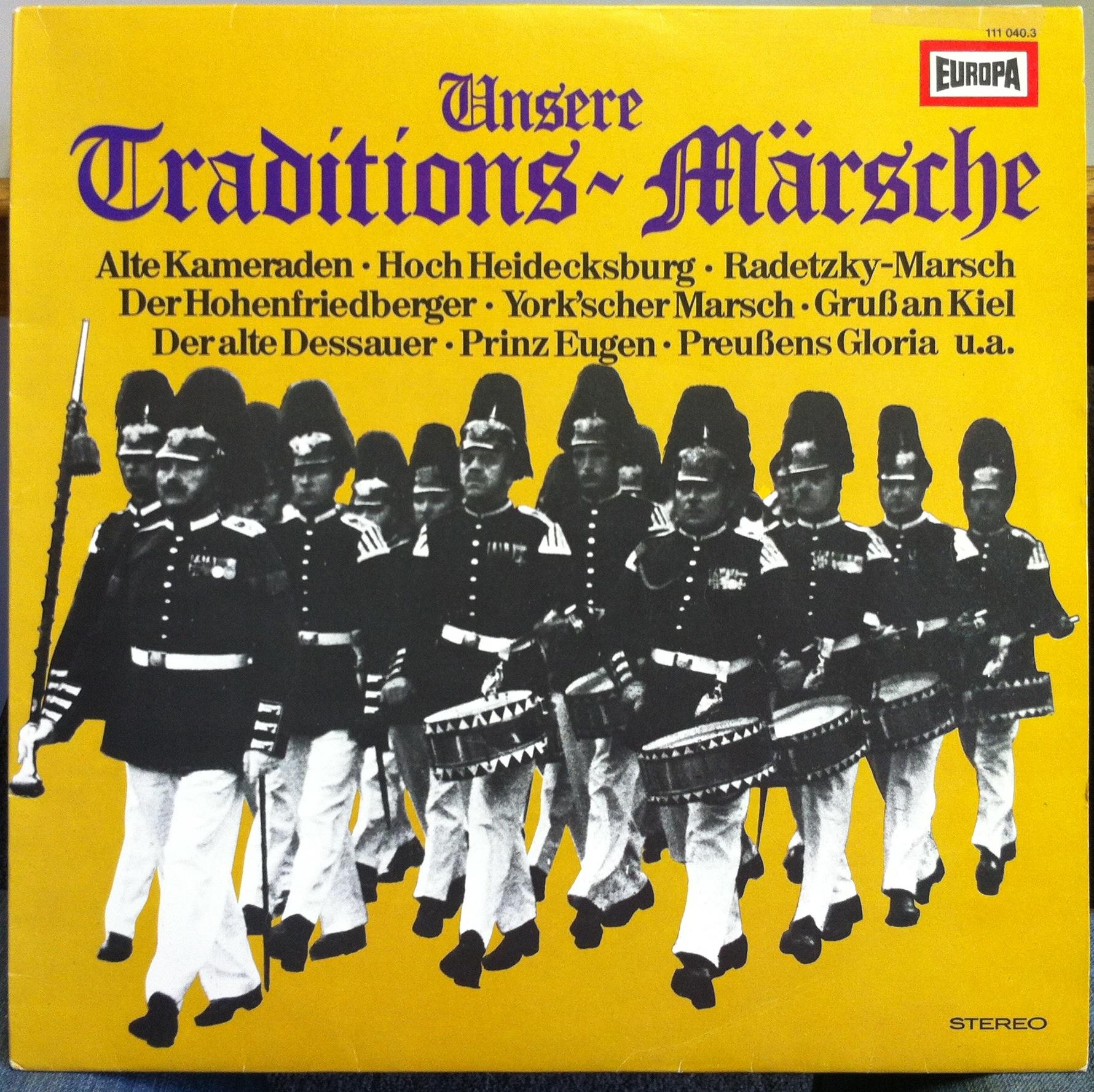 Julius Herrmann & Bartels, Freese - Unsere Traditions Marsche LP Mint- 111 040.3 - Shuga Records