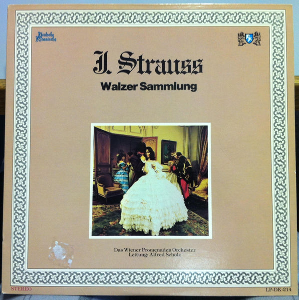 Alfred Scholz - Strauss Jr Various LP VG+ DK 214 Vinyl 1978 Rare Private - Shuga Records