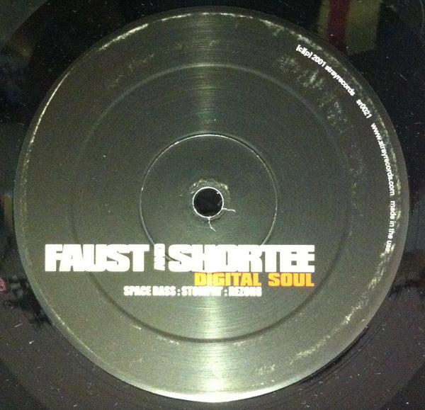 Faust & Shortee - Digital Soul LP VG+ SR0021 Vinyl 2001 Downtempo Hip Hop - Shuga Records