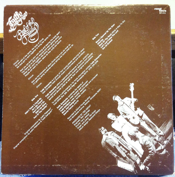 Faith Enterprise - Part Of The Family LP VG+ Private Christian Soft Rock 1975 - Shuga Records