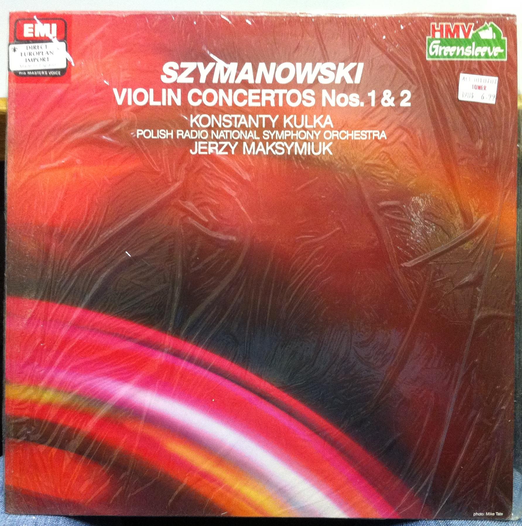 Konstanty Kulka - Szymanowski Violin Concerto Nos 1 & 2 LP New Sealed UK DMM - Shuga Records