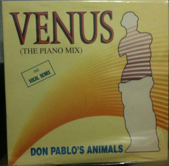 Don Pablo's Animals - Venus (The Piano Mix) 12" VG ZYX 6633 12 Vinyl 1990 Record - Shuga Records