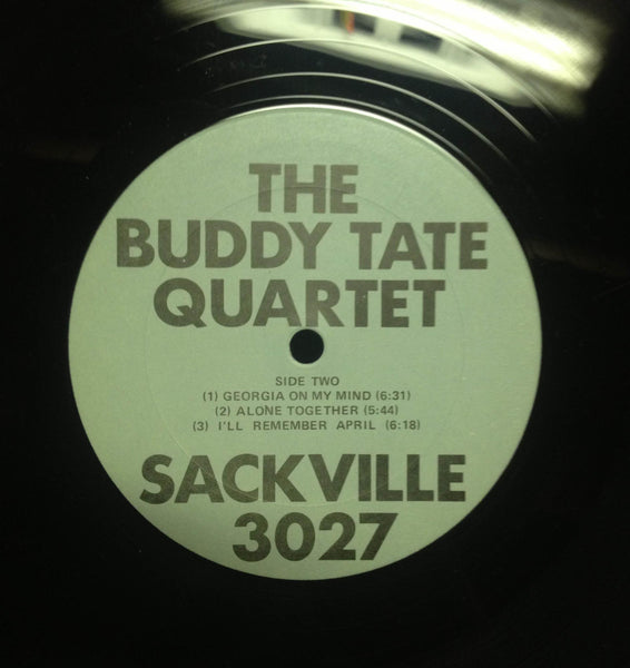 Buddy Tate Quartet - S/T LP VG+ SACKVILLE 3027 Vinyl Canada 1978 Record - Shuga Records
