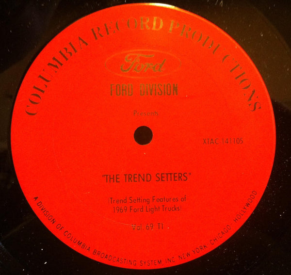 FORD MOTOR DIVISION trend setters light trucks LP VG+ XTAC-141105 Record 1969 - Shuga Records