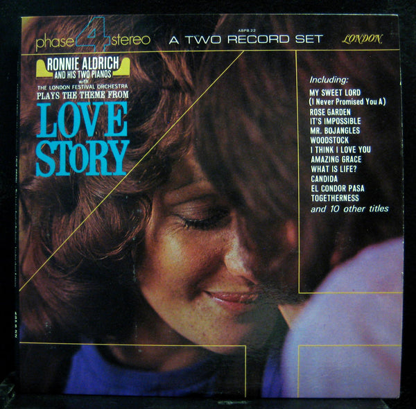 RONNIE ALDRICH love story 2 LP Mint- ASPB-22 UK Phase 4 Stereo Vinyl - Shuga Records