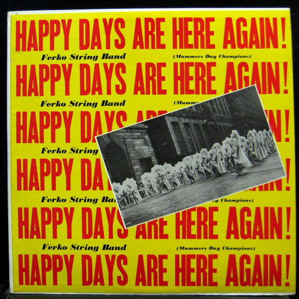 FERKO STRING BAND happy days are here again LP VG+ TWLP 209 Mono Vinyl Record - Shuga Records
