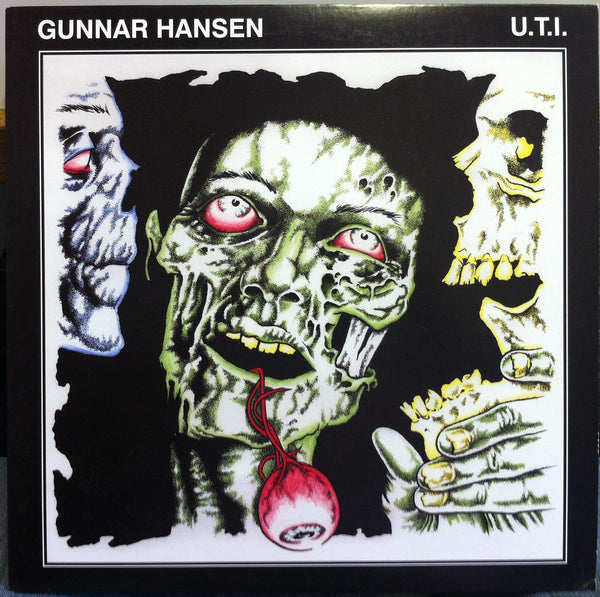 Gunnar Hansen & U.T.I. - Split LP LP Mint- w/Poster Schiz 55 Canada 2011 Record - Shuga Records