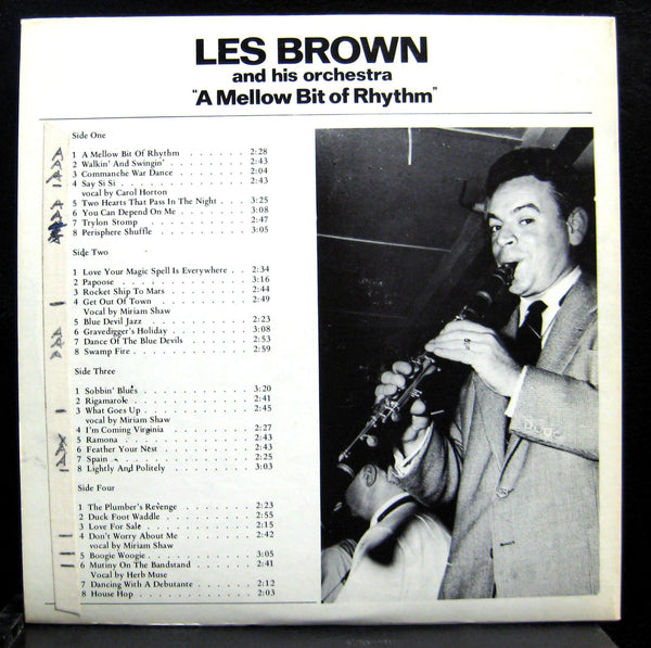 Les Brown - A Mellow Bit Of Rhythm 2 LP Mint- BBA LP-2201 Mono Vinyl Record - Shuga Records