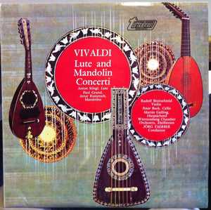Stingl Grund Rumetsch Faerber - Vivaldi Lute & Mandolin Concerti LP Mint- UK - Shuga Records