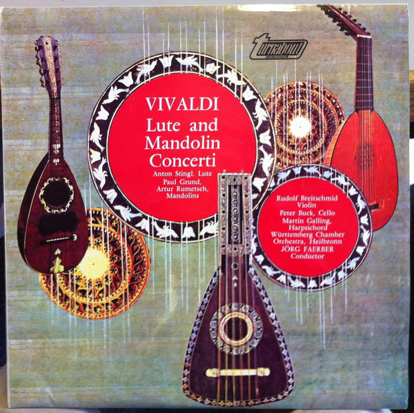 Stingl Grund Rumetsch Faerber - Vivaldi Lute & Mandolin Concerti LP Mint- UK - Shuga Records