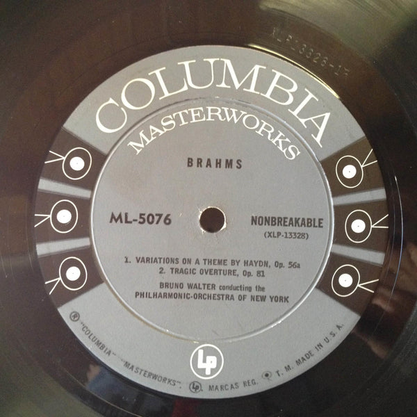 ISAAC STERN & LEONARD ROSE brahms double concerto LP VG+ 6 Eye ML 5076 CBS 1956 - Shuga Records