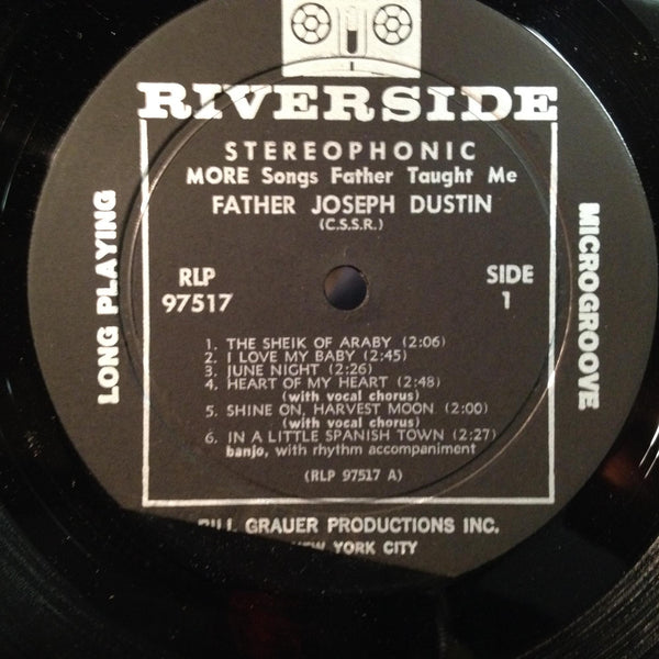 Father Joseph Dustin - More Songs My Father Taught Me LP Mint- RLP 97517 Stereo - Shuga Records