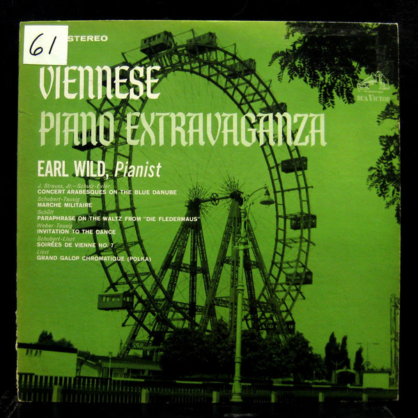 Earl Wild - Viennese Piano Extravaganza LP VG+ CSC-307 RCA Stereo 1s/1s Club Ed - Shuga Records
