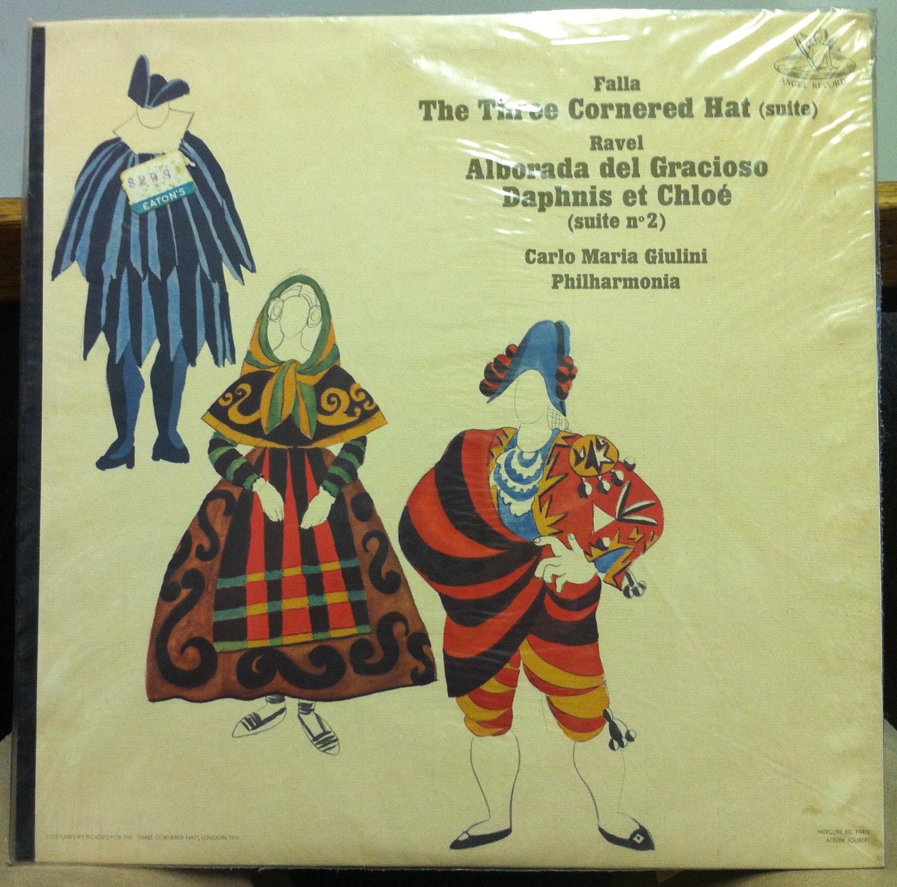 CARLO MARIA GIULINI falla & ravel LP Sealed ANG 35820 Vinyl 1962 Record - Shuga Records