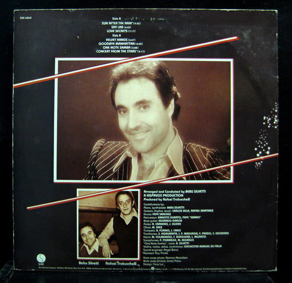 Silvetti - Concert Form The Stars LP VG+ Promo SRK 6064 Vinyl 1978 Record - Shuga Records