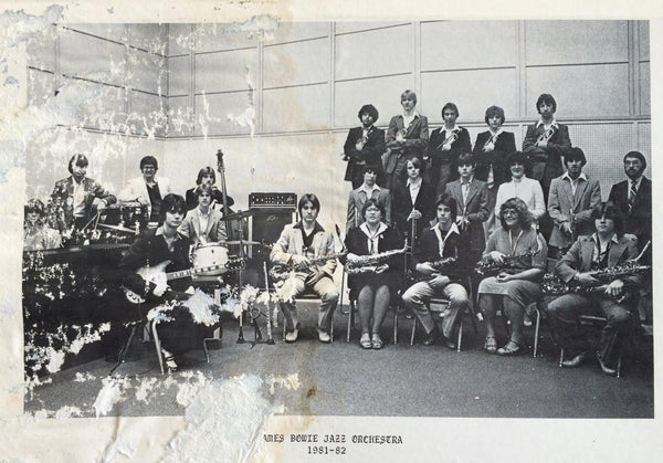 James Bowie Jazz Orchestra - 1981- 1982 - VG+ (low grade cover) LP Record 1982 Precision Custom Recording USA Private Texas School Pressing - Jazz / Funk / Psychedelic - Shuga Records