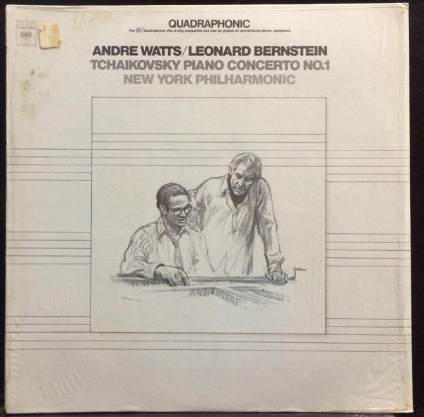 Andre Watts - Tchaikovsky Piano Concerto No 1 LP Mint- MQ 33071 Quadraphonic - Shuga Records