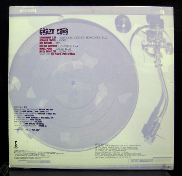 Grandmixer D St - Crazy Cuts 12" Mint- 0-96972 Vinyl 1983 Record - Shuga Records