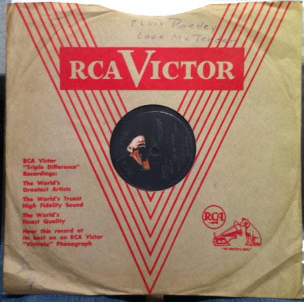 ELVIS PRESLEY love me tender /anyway you want me 10" VG+ 20-6643 RARE 78 1s/1s - Shuga Records