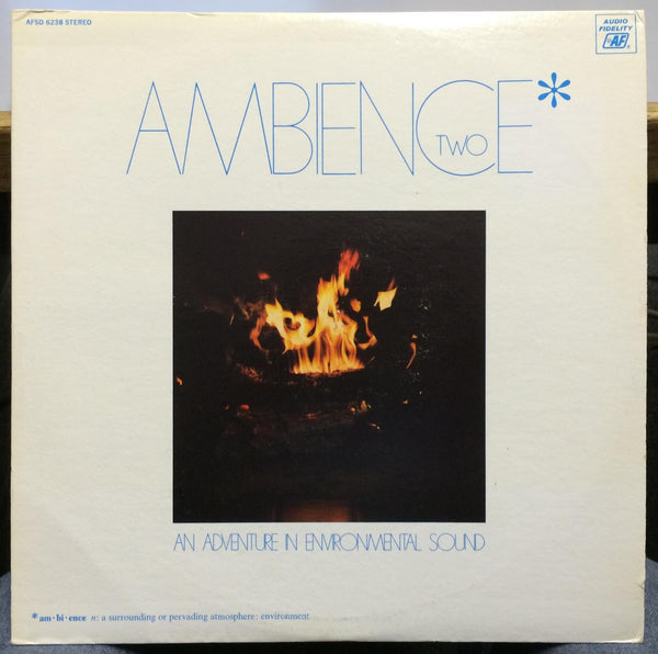Ambience Two - An Adventure In Enviromental Sound LP VG+ AFSD 6238 Stereo 1970 - Shuga Records