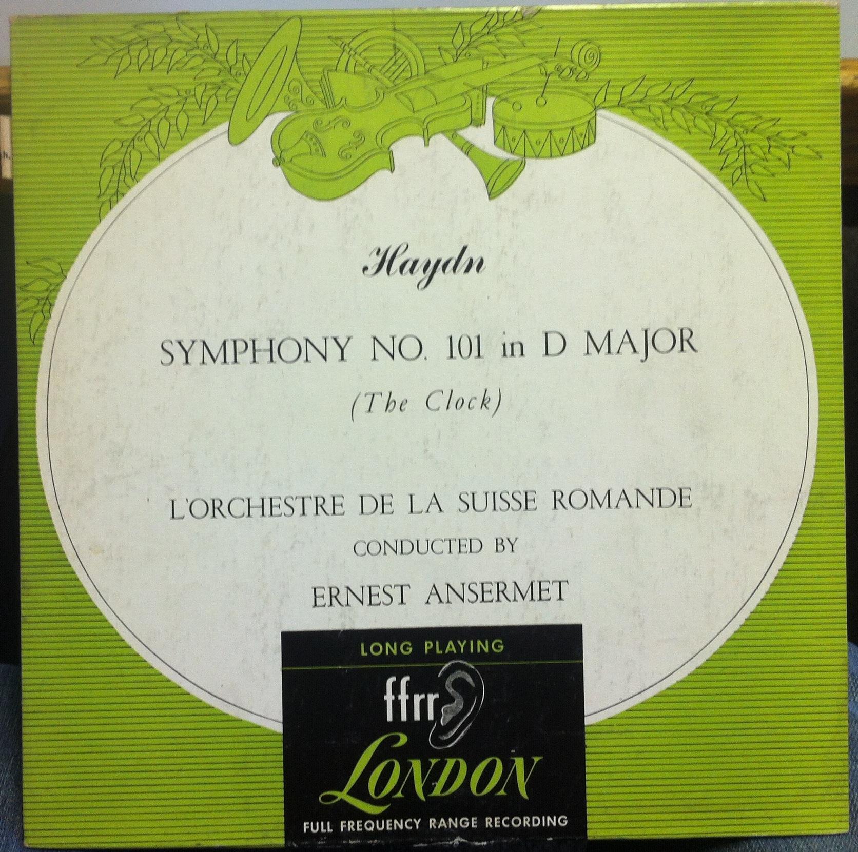 Ernest Ansermet - Haydn Symphony No. 101 Clock 10" VG LPS.54 UK FFrr 1949 Record - Shuga Records
