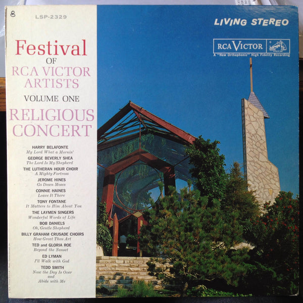 FESTIVAL OF RCA VICTOR ARTIST religious concert LP VG+ LSP 2329 Living Stereo 1s - Shuga Records