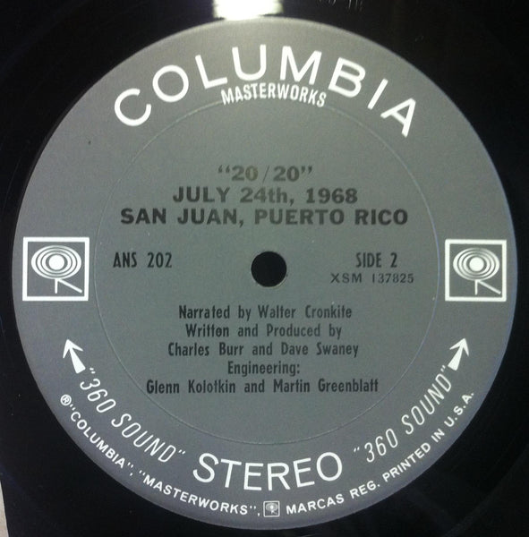 20/20 VISION FOR THE FUTURE july 24th 1968 san juan puerto rico 2 LP VG+ CBS 360 - Shuga Records