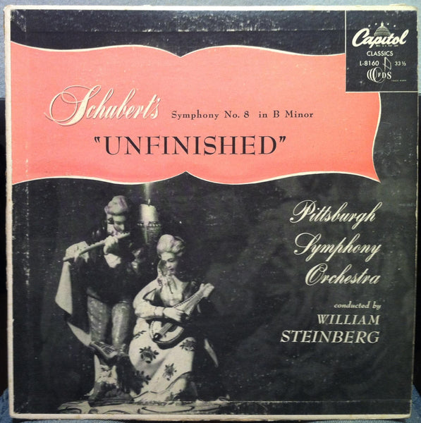 William Steinberg - Schubert Symphony No 8 Unfinished 10" VG L-8160 Vinyl Record - Shuga Records