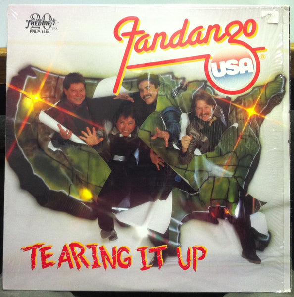 FANDANGO USA tearing it up LP Mint- FR 1464 Vinyl 1989 Texas Freddie Tex Mex - Shuga Records