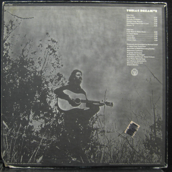 Tobias - Dream #2 - VG+ LP Record 1972 MGM Verve Vinyl - Soft Rock - Shuga Records
