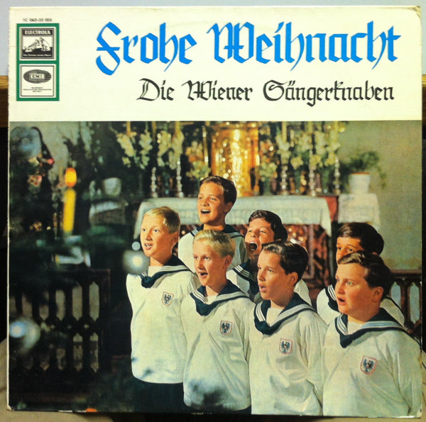 VIENNA CHOIR BOYS frohe weihnacht LP VG+ 1C 062-33 005 German EMI Rare Stereo - Shuga Records
