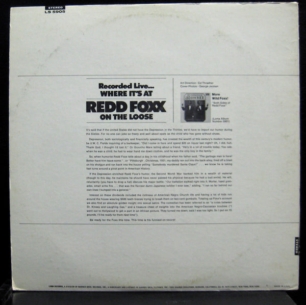 Redd Foxx - On The Loose LP VG+ LS 5905 Vinyl Record - Shuga Records