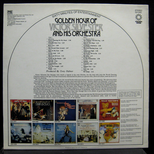 Victor Silvester - Golden Hour Of LP Mint- GH 562 UK Vinyl 1973 Record - Shuga Records