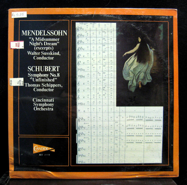 SUSSKIND & SCHIPPERS mendelssohn & schubert LP Sealed QCE 31114 Quadraphonic - Shuga Records