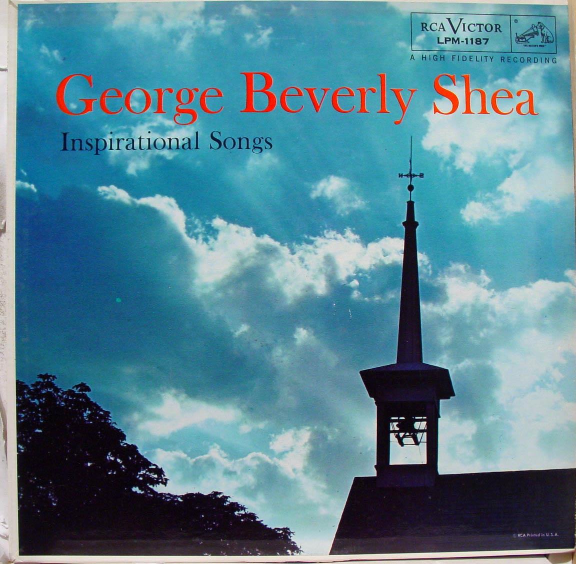 George Beverly Shea - Inspirational Songs LP VG+ LPM 1187 Vinyl 1956 Record - Shuga Records
