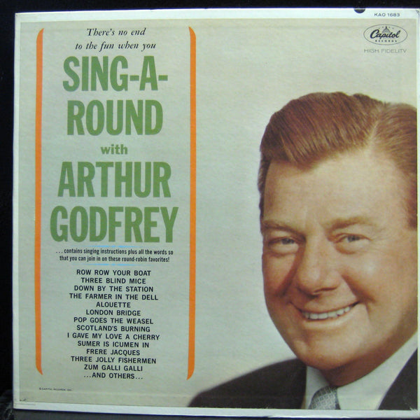 Arthur Godfrey - Sing-A-Round LP Mint- KAO-1683 Mono Vinyl Record - Shuga Records