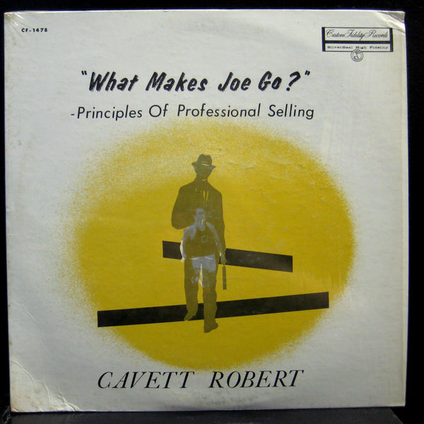 CAVETT ROBERT principles professional selling LP VG+ w/ BOOK Sales real estate - Shuga Records