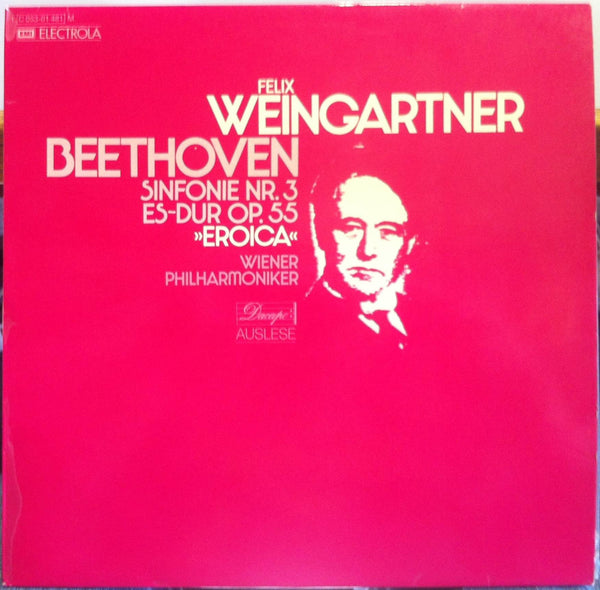 FELIX WEINGARTNER beethoven symphony no 3 eroica LP Mint- 1C 053 01 481 German - Shuga Records