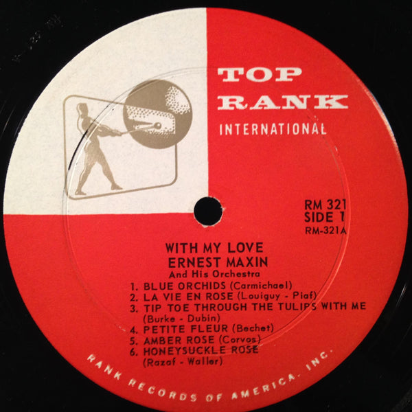ERNEST MAXIN with my love LP VG RM 321 Top Rank Mono USA 1960 Jazz - Shuga Records