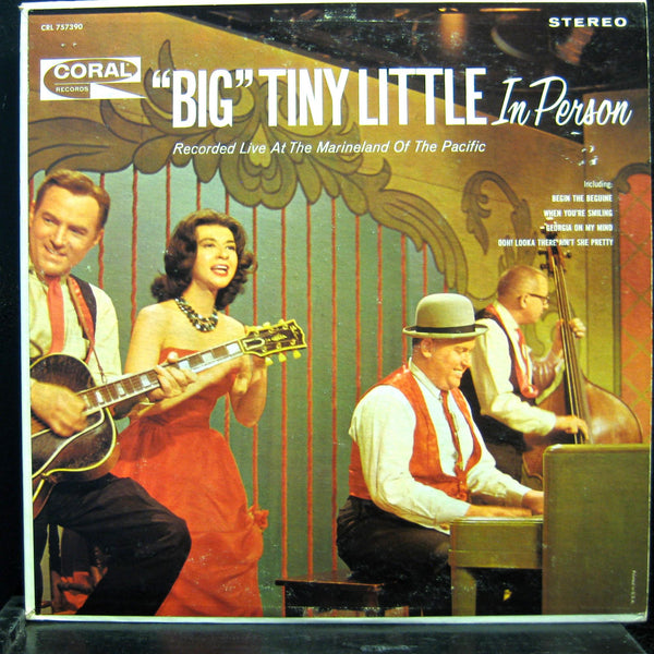 Big Tiny Little - In Person LP VG+ CRL 757390 Vinyl Record - Shuga Records