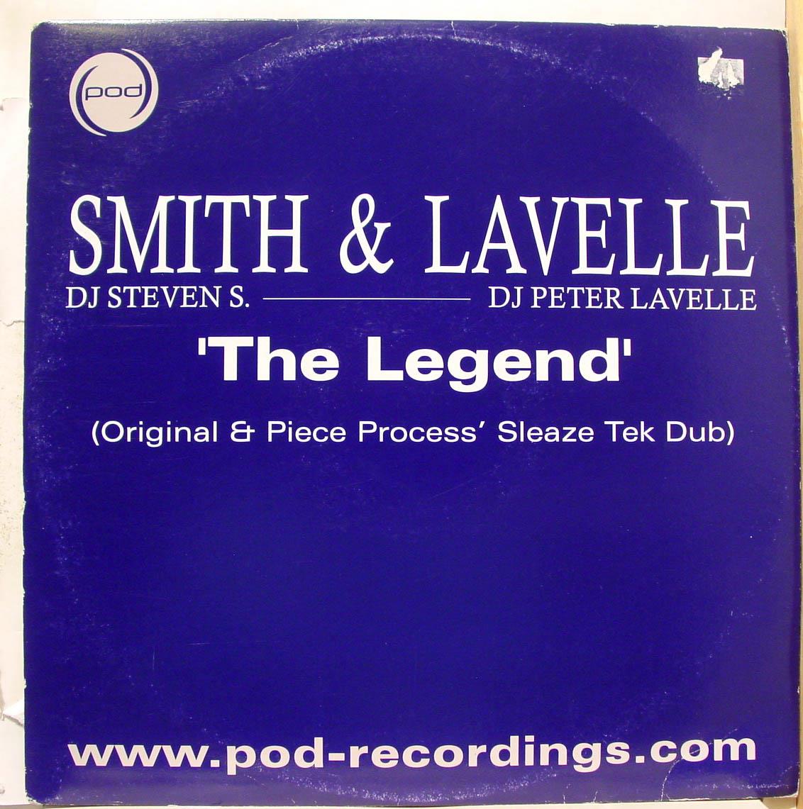 Smith & Lavelle - The Legend 12" VG+ UK POD12017 Vinyl 2003 Record - Shuga Records
