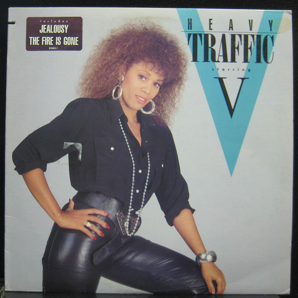 Heavy Traffic Starring V ‎– Heavy Traffic Starring V - VG+ LP Record 1986 Atlantic USA Promo Vinyl - Soul / Funk / Disco - Shuga Records