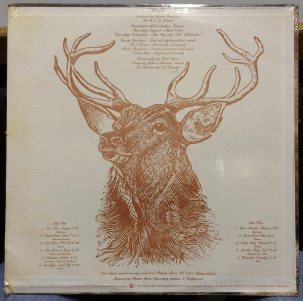 RANDY BACHMAN / FRED TURNER / ROBIN BACHMAN as brave belt LP Sealed MS 2210 - Shuga Records