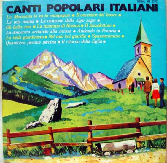 Various - Canti Popolari Italiani LP VG+ SM 3372 Vinyl 1978 Record - Shuga Records