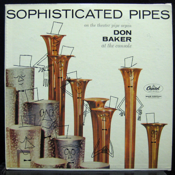 Don Baker - Sophisticated Pipes LP VG+ T-1171 Mono Vinyl Record - Shuga Records